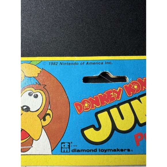 Vintage 80s Donkey Kong Junior Puffy Stickers Moving Googly Eyes Nintendo - Picture 2 of 8